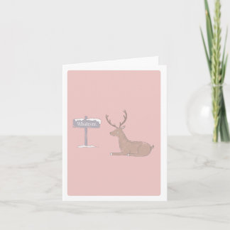 "was auch immer" Sarcastische Weihnachten/Rentiere Karte