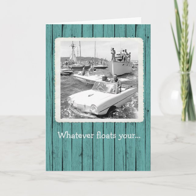 Was auch immer Sie schweben... Geburtskarte Dankeskarte (Vorderseite)