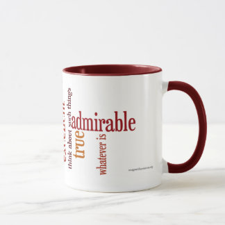 "Was auch immer" Tasse ist: Philippians-4:8