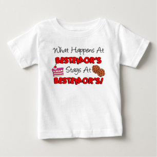 Was auf Bestemor's Norwegisch geschieht Baby T-shirt