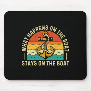Was auf dem Boot Bleibe - Boot Mousepad