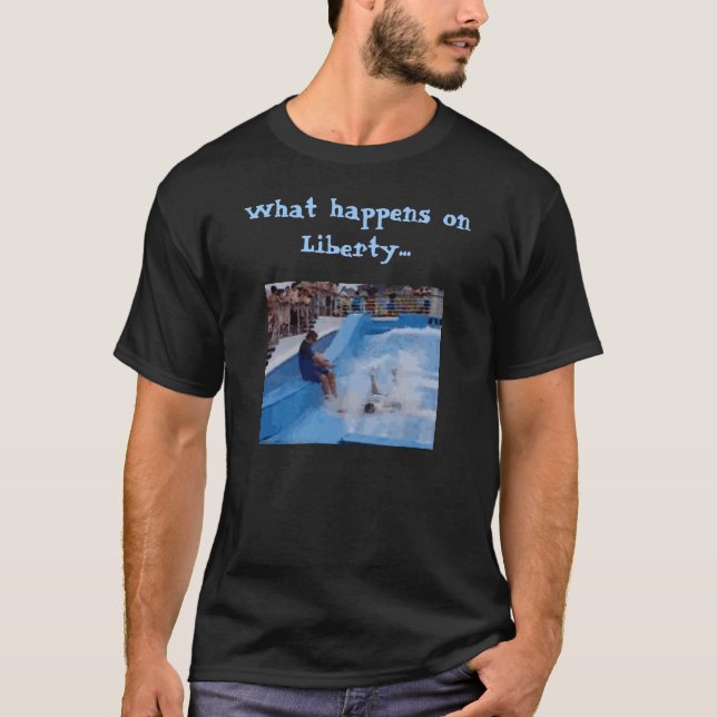Was auf Freiheit… geschieht (dunkle Version) T-Shirt (Vorderseite)