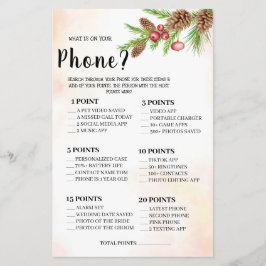 Was auf Ihrem Phone Polterabend Game Card Fly Flyer