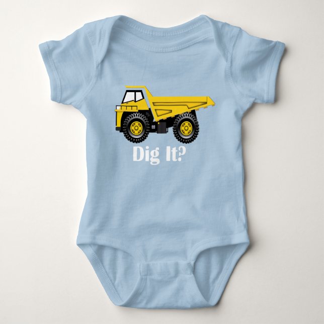 Was? -Baby Jersey Strampler (Vorderseite)