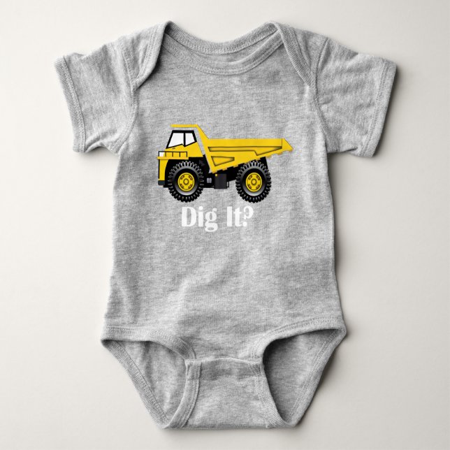 Was? -Baby Jersey Strampler (Vorderseite)