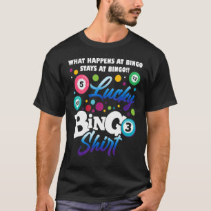 Was bei Bingo beim Bingo Card Game Bleibe T-Shirt