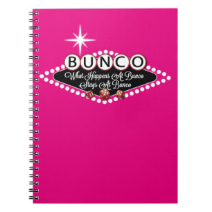 Was bei Bunco passiert, bleibt bei Bunco Spaß Notizblock