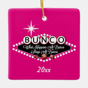 Was bei Bunco passiert Keramikornament
