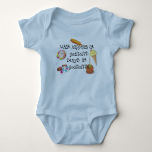 Was bei Godmoms geschieht, BLEIBE bei Godmoms Baby Strampler