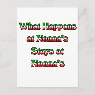 Was bei Nonna passiert, Bleibe bei Nonna's Postkarte