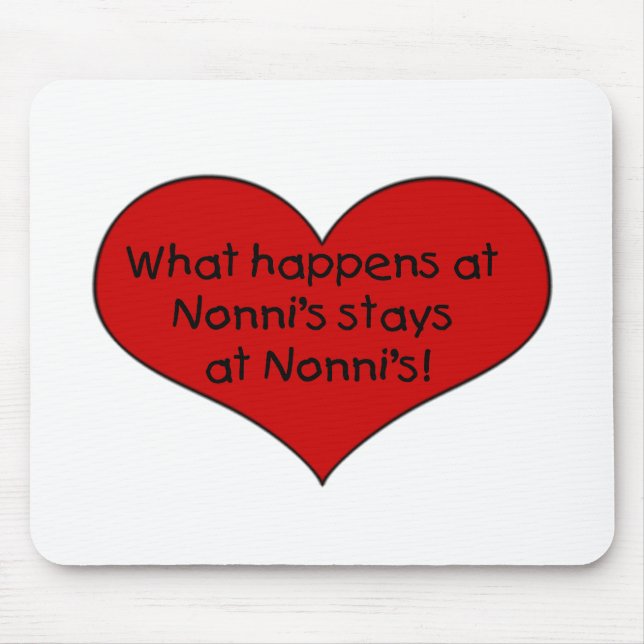 Was bei Nonnis geschieht, bleibe Mousepad (Vorne)