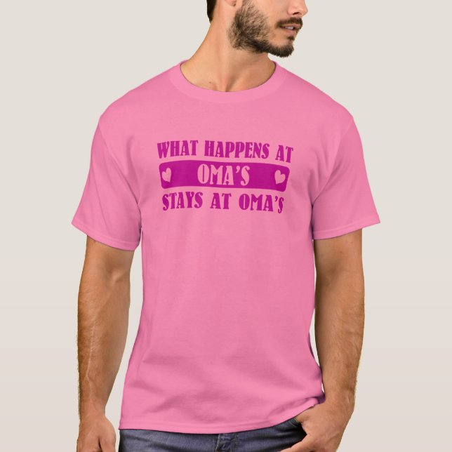 Was bei Omas geschieht T-Shirt (Vorderseite)