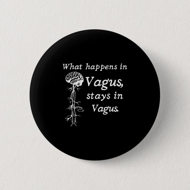 Was bei Vagus im Vagas Nervensystem Bleibe Button (Vorderseite)