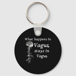 Was bei Vagus im Vagas Nervensystem Bleibe Schlüsselanhänger