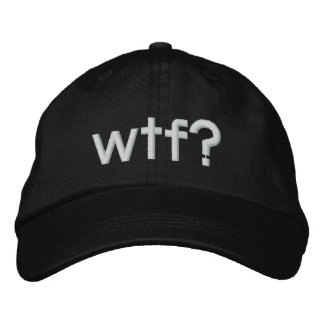 Was? Bestickte Kappe