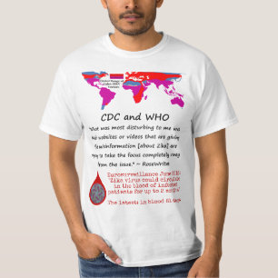 Was CDC und WHO durch RoseWrites verstört T-Shirt