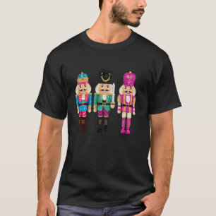Was Crackin Nutcracker Weihnachts Weihnachts-Famil T-Shirt