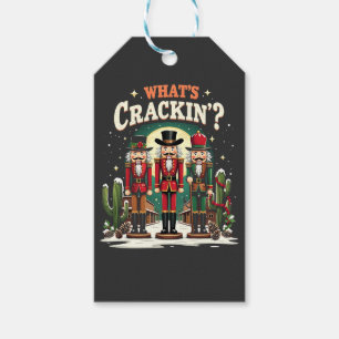 Was Cracking Nutcracker Cactus Christmas Funny ist Geschenkanhänger