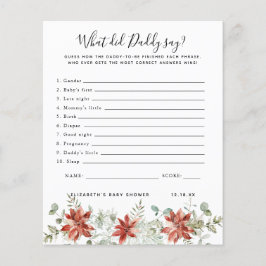 Was Daddy gesagt hat | Baby Showspiel