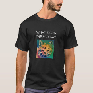 "Was den Fox tut, psychedelischen T - Shirt zu