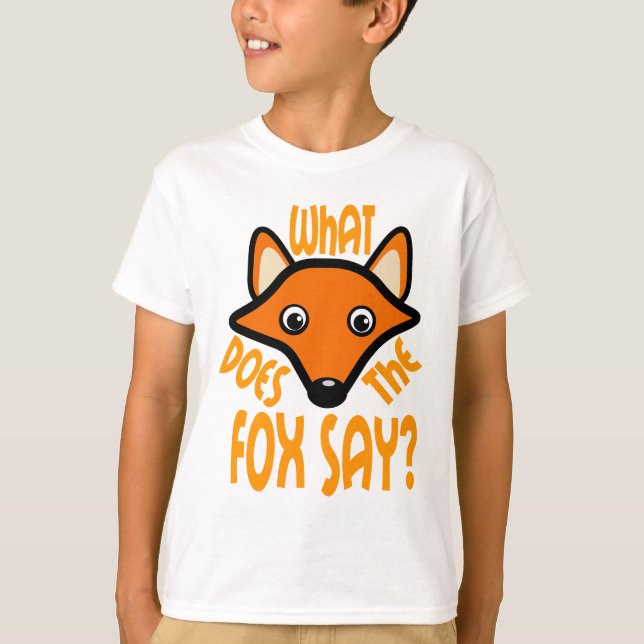 Was den Fox tut zu sagen T-Shirt (Vorderseite)