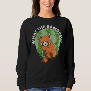 Was der Bambus-Zitat für einen roten Panda-Experte Sweatshirt