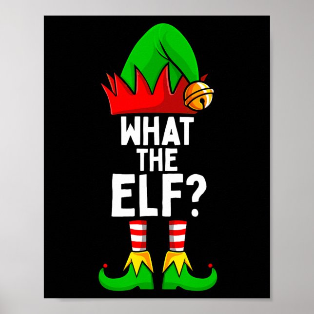 Was der Elf zu Weihnachten passt Poster (Vorne)
