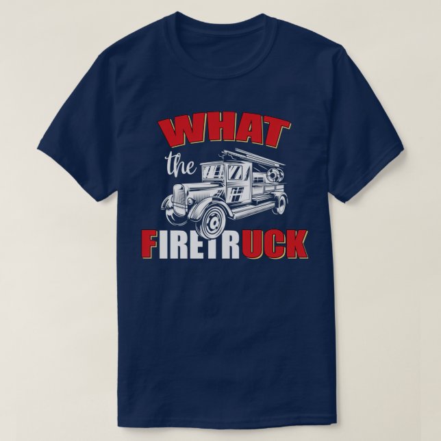 Was der Feuerwehrmann für den Feuerwehrmann T-Shirt (Design vorne)