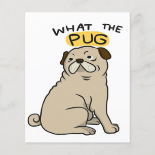 Was der Mops Niedliche Fett-Mops Flyer