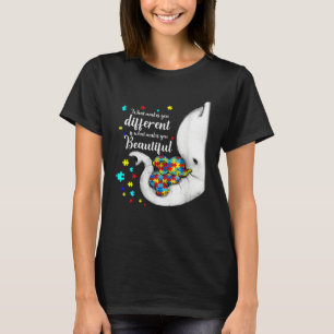 Was dich anders macht Elefant Mutter Kind Autismus T-Shirt