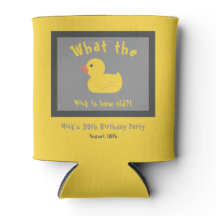 Was die Duck Birthday Funny Yellow