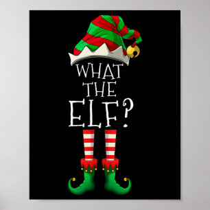 Was die Elf Weihnachts-Familie Matching Group Spaß Poster