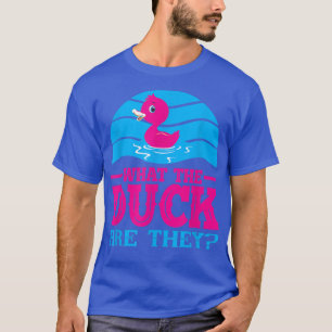 Was die Ente sind, sie gewinnen Geschlecht zeigen T-Shirt