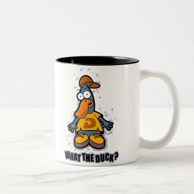 Was die Enten-Tasse Zweifarbige Tasse (Rechts)