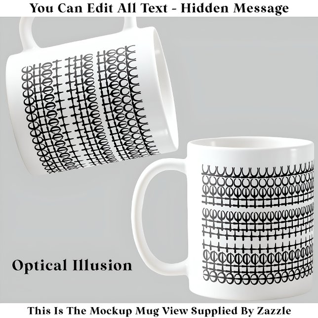 Was die Heck versteckte Nachricht 129BW Funny Quot Kaffeetasse (Von Creator hochgeladen)