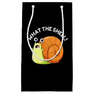 Was die Muschel Funny Snail Puff Dark BG Kleine Geschenktüte