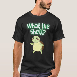 Was die Muschel Funny Turtle für Frauen Männer Kin T-Shirt