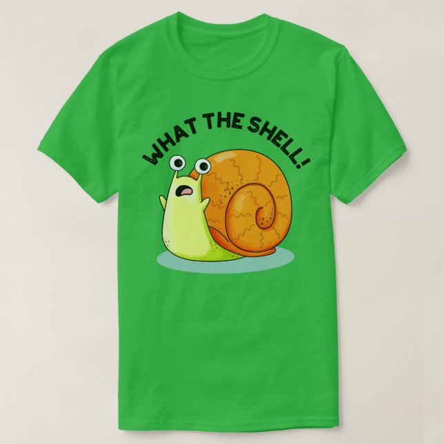 Was die Muschel Niedliche Schnecke Puff 1 T-Shirt (Design vorne)
