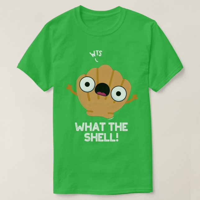 Was die Muschel Süße Tier Muschel T-Shirt (Design vorne)