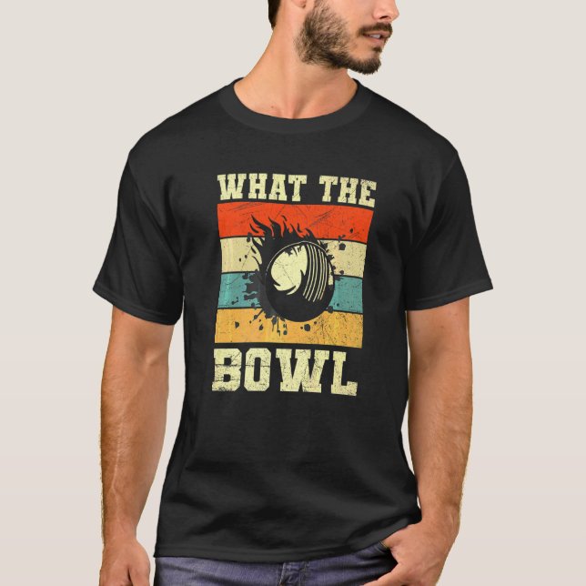 Was die Schüssel für einen Cricket-Spieler anbiete T-Shirt (Vorderseite)
