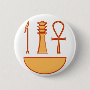 Was Djed Anch Symbol Triade Button