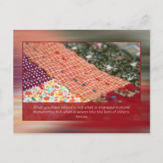 Was du hinterher verlassen hast postkarte