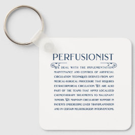 Was ein Perfusionist tut Schlüsselanhänger