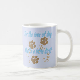 Was ein wenig Schmutz ist Kaffeetasse