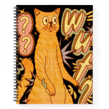 Was? / Eine Orange Cat Illustration