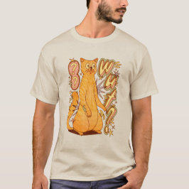 Was? / Eine Orange Cat Illustration T-Shirt