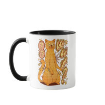 Was? / Eine Orange Cat Illustration