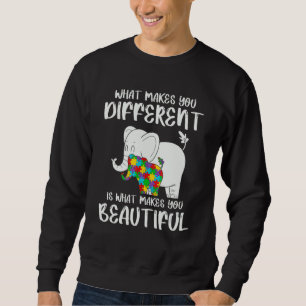 Was einen anders macht, ist, was einen bewundert sweatshirt