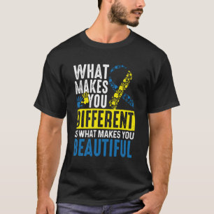 Was einen anders macht, ist, was einen bewundert T-Shirt