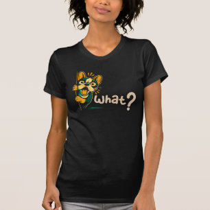 Was?! Französische Bulldogge Lustiges Hunde-Reak T-Shirt